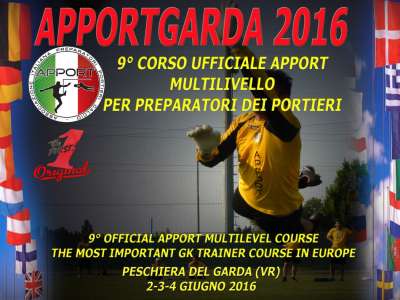 APPORTGARDA2016: CORSO INTERNAZIONALE PER ALLENATORI DEI PORTIERI