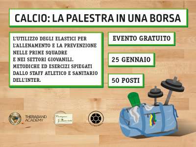 CALCIO: LA PALESTRA IN UNA BORSA