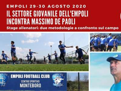 IL SETTORE GIOVANILE DELL’EMPOLI INCONTRA MASSIMO DE PAOLI