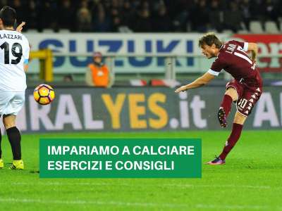 CALCIO:ESERCITIAMO IL TIRO IN PORTA