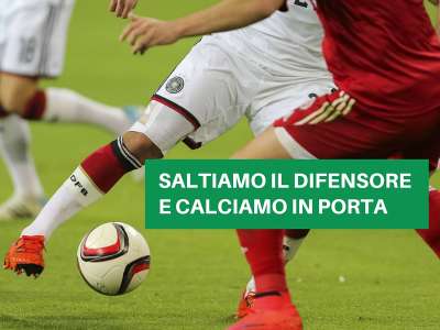 CALCIO: FINTA E TIRO PER FARE GOL