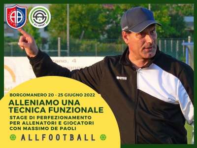 CALCIO: ALLENIAMO UNA TECNICA FUNZIONALE